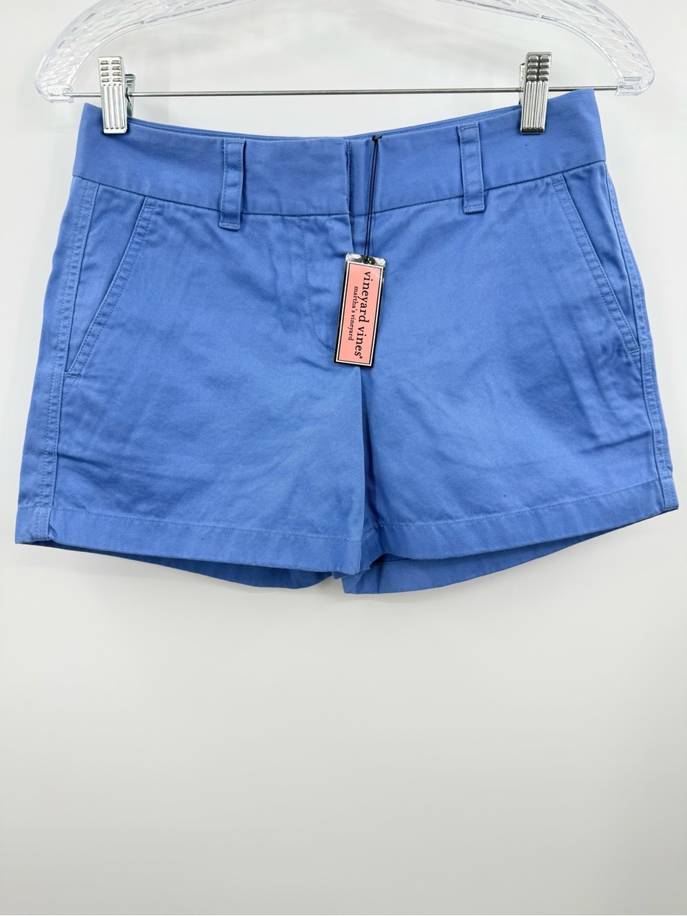 Vineyard Vines NWT Women's Breaker Blue Class Twill Shorts Size 00